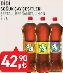 DİDİ SOĞUK ÇAY ÇEŞİTLERİ 2,5 L DİDİ SOĞUK ÇAY ÇEŞİTLERİ 2,5 L